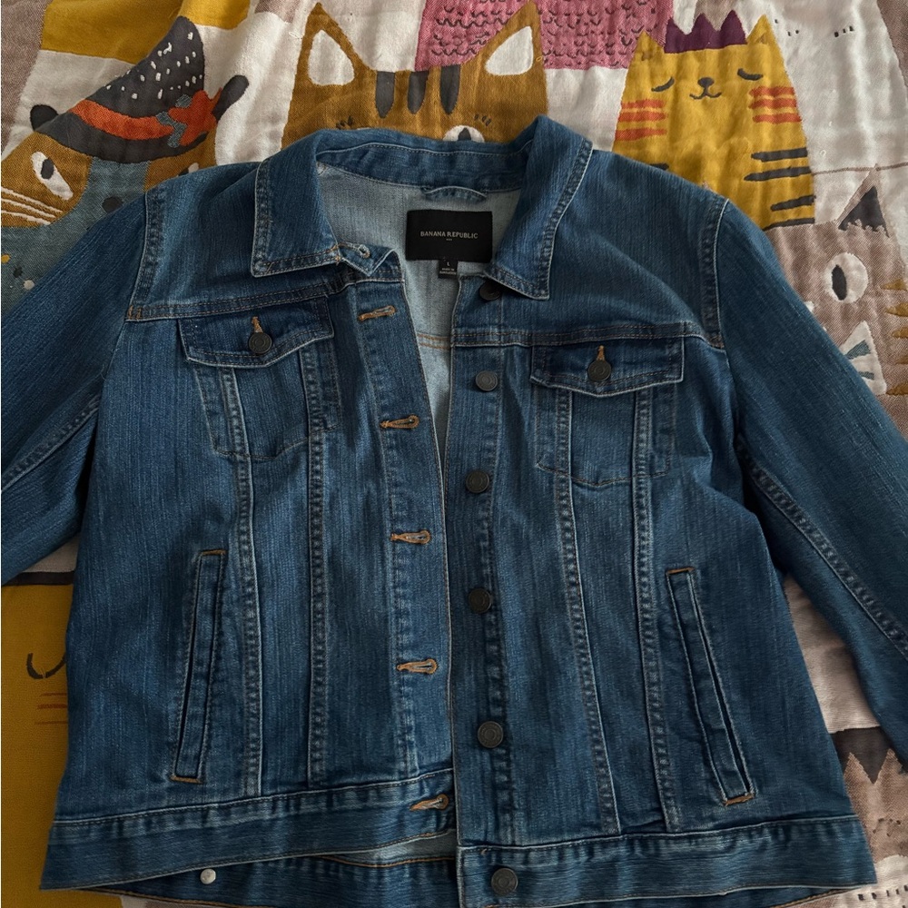 Banana Republic Outlet Dark Blue Denim Jacket